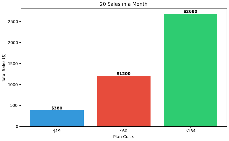 20 sales in a month using affiliate marketing