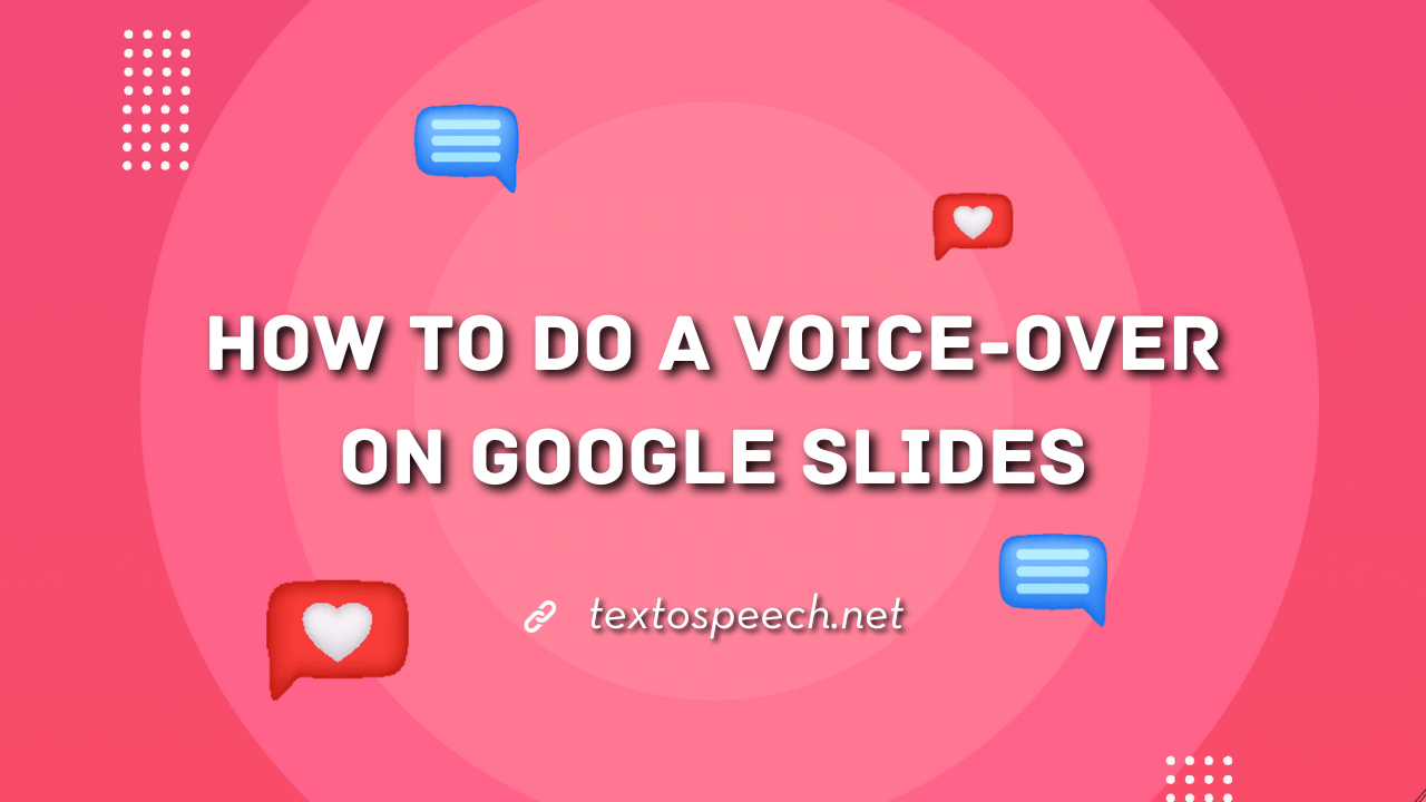 How To Do a Voice-Over on Google Slides