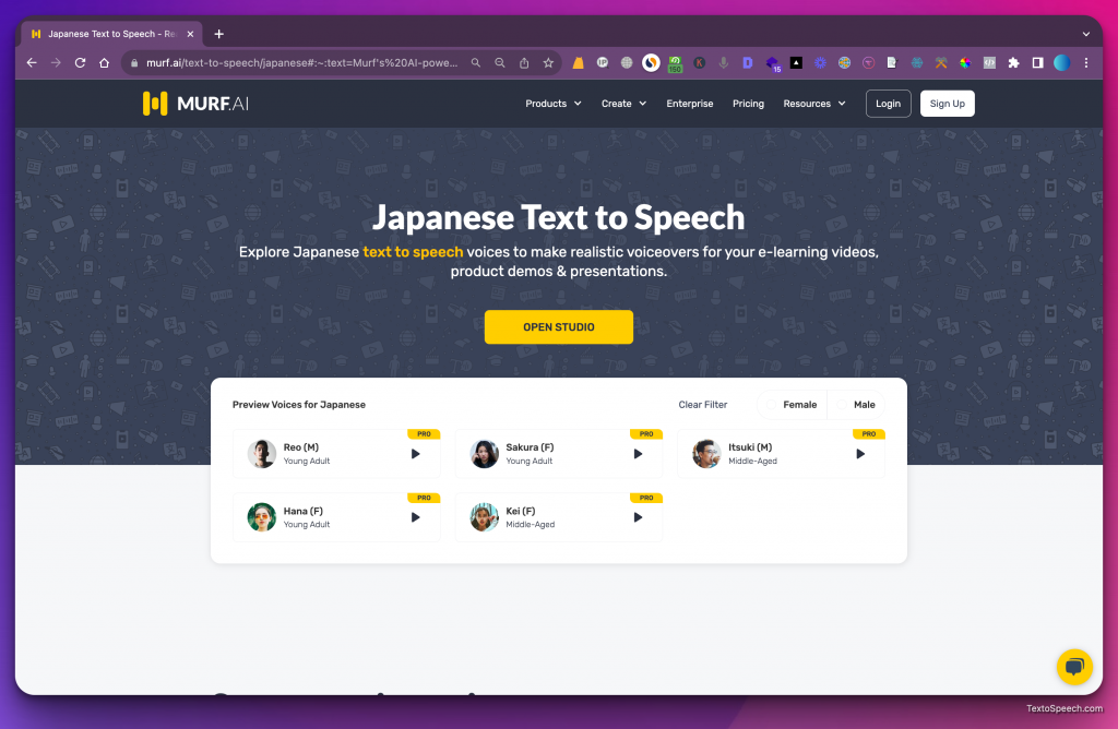 Murf ai japanese text to speech