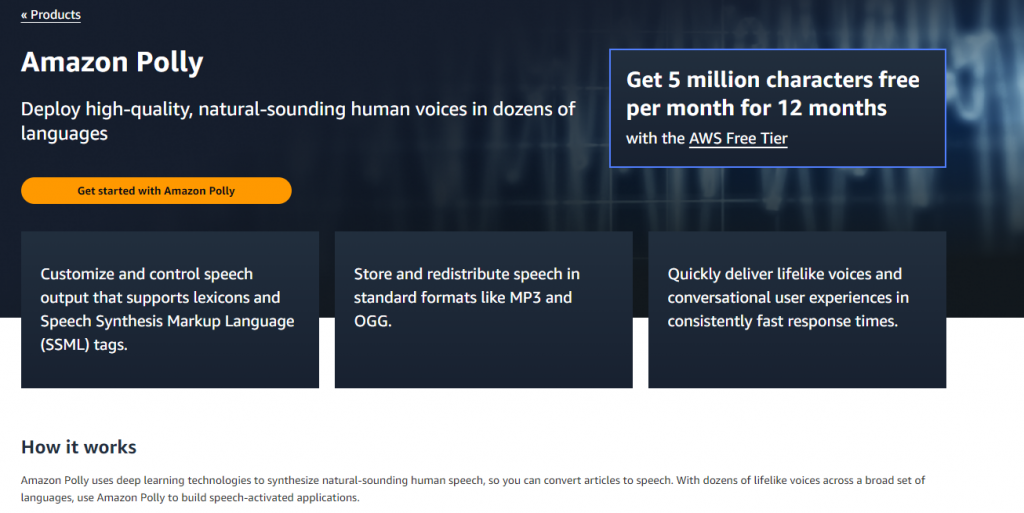 Speechelo vs Amazon Polly: What Is Amazon Polly