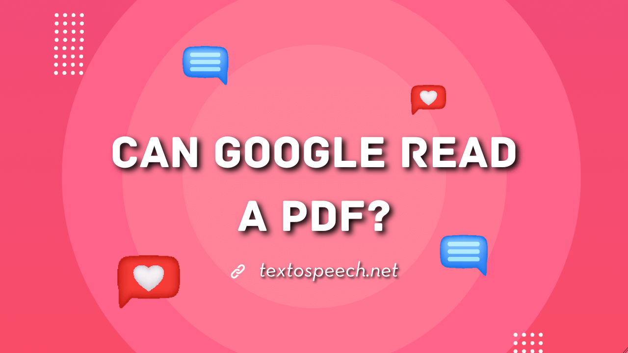 Can Google Read a PDF?
