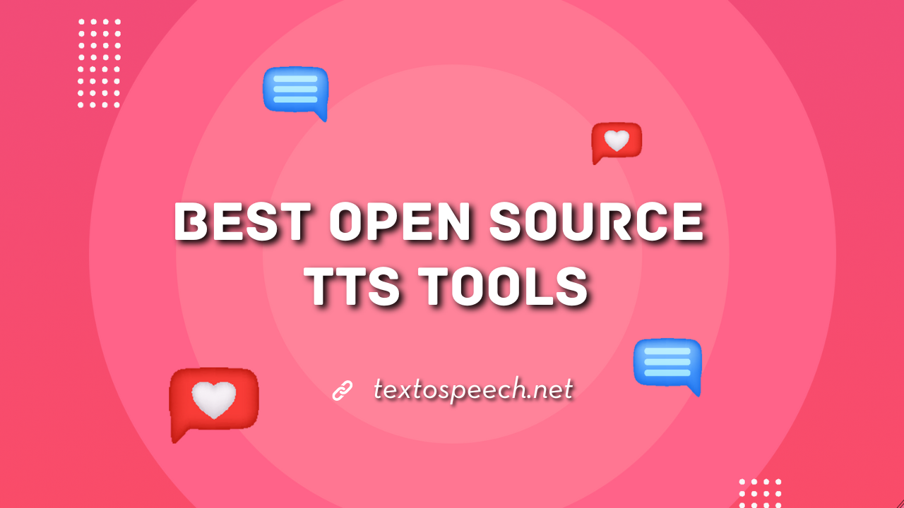 Best Open Source TTS Tools