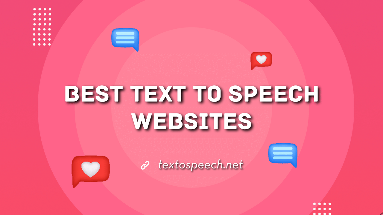 Top 5 Best Text To Speech Websites TextoSpeech