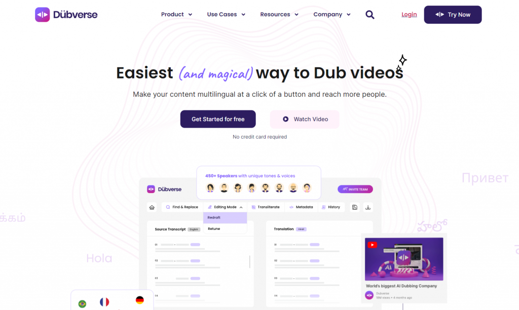 Dubverse Review: Features, Pros And Cons