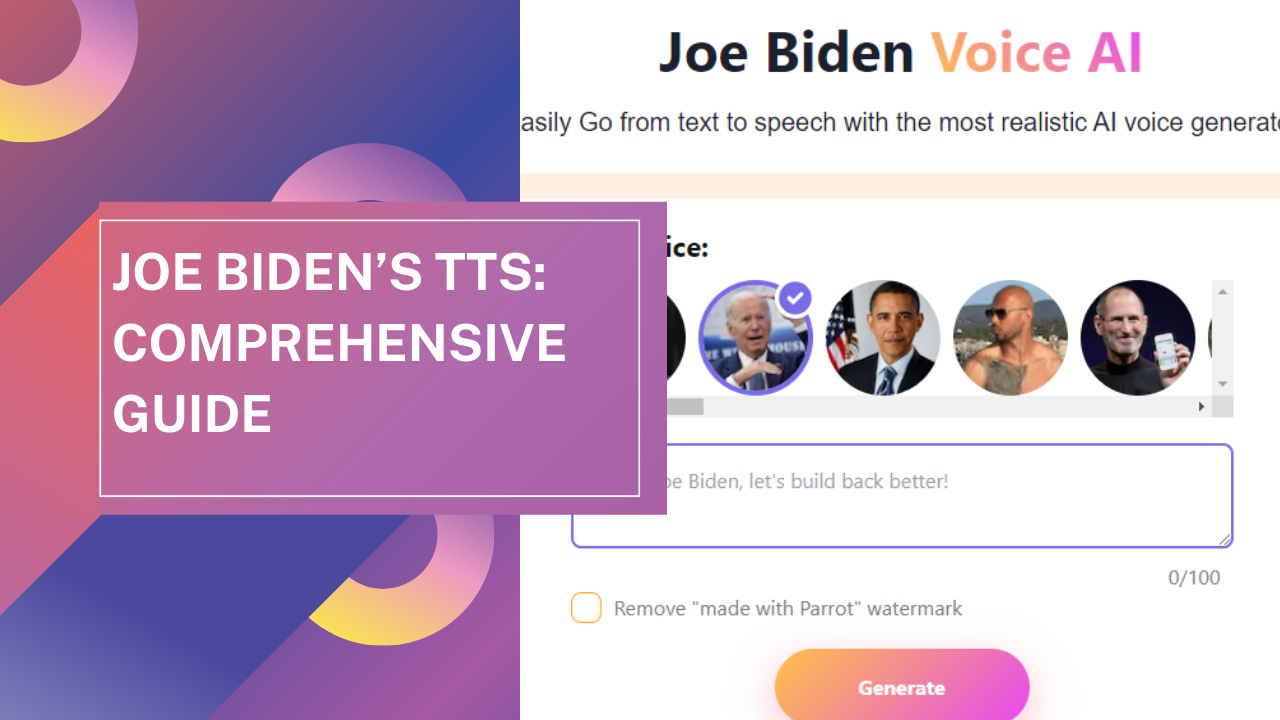 Joe Biden Text To Speech