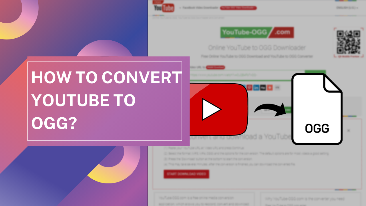 How to convert YouTube to OGG